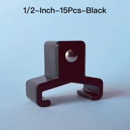 15Pack ABS Plastic Socket Organizer Rail Replacement Clips, 1/2 3/8 1/4 Drive Spring Loaded Ball Bearing Socket Holder Tool Rack