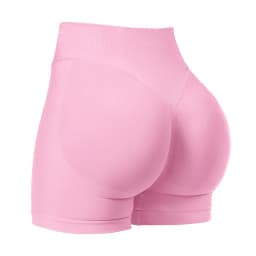 High Waisted Biker Shorts Women Booty Lifting Workout Shorts for Women 3D Seamless Gym Black Color Yoga Cycling Elastic Shorts