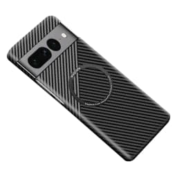 2025 New Luxury Carbon Fiber Texture Pattern Magnetic Ultra Slim Case For Google Pixel 8 9 10 Pro Matte MagSafe Ring Armor Cover