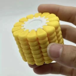 3D Printed Corn Fun Magic Cube Tetris Jigsaw Puzzle Toys Creative Stress Relief Unlock Brain Burning Teaser Desktop Novelty Gift