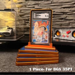 Reflective Surface Tech Border Aluminum Alloy Graded Card Protect Cases, Metal Frame For PSA CGC BGS Trading Card Slabs Holder