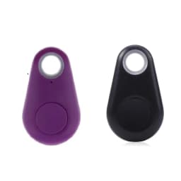 1/2pcs Mini Fashion Smart Dog Pets Bluetooth 4.0 GPS Tracker Anti-Lost Alarm Tag Wireless Child Bag Wallet Key Finder Locator