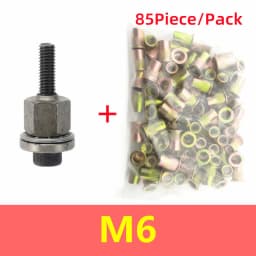 Hand Rivet Nut Tool Kit Riveter Setter Manual Rivet Nut Installation Tool M3-M10 Threaded Insert Nutsert for DIY Auto Repair