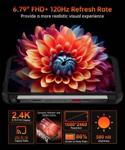 Unihertz 8849 Tank 2 PRO Rugged Smartphone Android 14 with Projector 24GB 512GB Mobile Phone 23800mAh 120W charger 6.79" Display 120HZ Phone