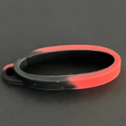 40mm Silicone Ring Lanyard Band With Hole For Box Mechanical Rod Accessories Rope Hanging Loop Keychain Rubber Decoration