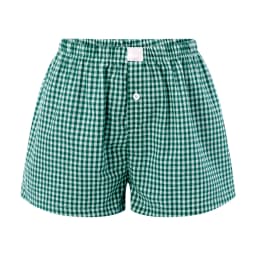 hirigin Women Y2k Gingham Boxer Shorts Stripes Button Elastic Waist Boxers Cute Mini Bloomers Plaid Loose Fit Boy Shorts