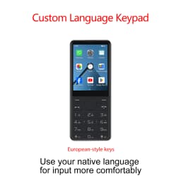 DOOV R17 4G Smartphone No Camera Screen 2.8Inch 3GB+32GB Google Play Dual SIM Bluetooth Physical Keypad Mobile Phone 2100mAh