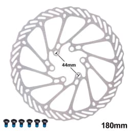 MTB Bicycle Brake Rotor 120 140 160 180 203mm 6 in Stainless Steel Hydraulic Brake Rotor MTB Road Bike Disc Brake With T25 Bolt