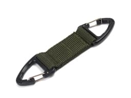 Molle Webbing Backpack Buckle Carabiners Double-Point Triangle Tactical Hanging Buckle Outdoor Camping Hiking Climbing Accessory