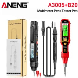 A3005+B20 Digital Multimeter Professional Insulated Voltage Test Pen Non-Contact AC/DC VoltageTester Double Head Screwdriver