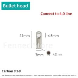 Wire Puller Connector Head Electrician Automatic Thread Guide Special Crimping Mold Cable Elastic Threader Accessories Repair