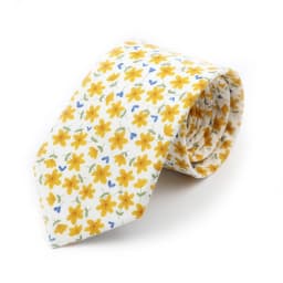 47 Styles Floral Ties For Men Women Elegant Beautiful Flower Printed Necktie Narrow Skinny Cravat Fit Wedding Party Workplace