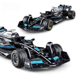 1:43 Diecast Formula 1 Racing Car #16 Metal Alloy Vehicle Model Mini Toy Desktop Decoration Birthday Gift for Boys