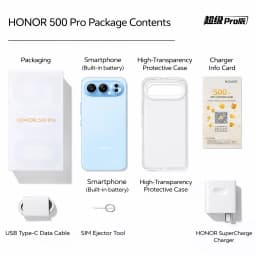 NEW Honor 500 Pro 5G Phone Snapdragon 8 Elite CN 80W 8000mAh AMOLED 120Hz Android 16 MagicOS10 Google play NFC 200MP Camera