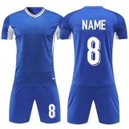 Custom Men Soccer Uniforms For Team Short Sleeve Kits Youth College Football Jerseys Set Quick Dry Sports Shirts Suit Tracksuits