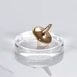 Crystal Gyro Disk Crystal Smooth Pallet Hand Twist Gyro Display Station K9 Base