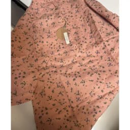 New Spring Cotton Yarn Versatile Shirt Women Stand Collar Tops Girl Short Sleeve Printed Literature Blouse 2024 Autumn T43501QC