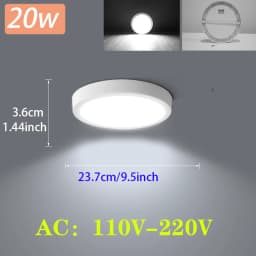 Modern Led Ceiling Lamps 15/20/30W Ceiling Panel Fixtures AC 110V-220V For Room Living Bedroom Kitchen Home Decor Panel Lights