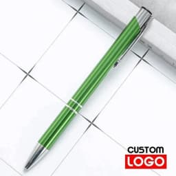 20-200pcs Wholesale Metal Pen Personalized with Your Company Logo PenAdvertising Pen Free Logo Printing Free Design Service