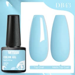 Mtssii Reflective Glitter Gel Pink Sparkling Sequins Gel Nail Polish Soak Off UV Nail Gel Semi-permanent Nail Art Decoration
