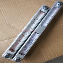 Aluminum Shell Hydraulic Tank Fluid Level Gauge Oil Level Gauge Water Level Gauge Oil Standard Water Thermometer YWZ 50T-500T