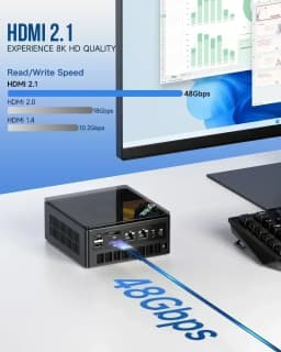 GMKtec K8 Plus AMD Ryzen 7 8845HS MINI PC Support Oculink WIFI6 BT5.2 Wins11Pro DDR5 5600Mhz PCIe SSD Desktop Gamer Computer