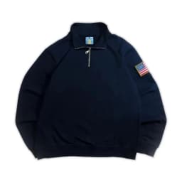 Y2k Stand Collar Quarter Zip Pullover Hot Sell in Stock 24 Hour Shipping Embroidered Oversized Hoodies Women Sweatshirt