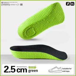 Memory Foam Height Increase Insoles for Men Women Shoes Flat Feet Arch Support Orthopedic Insoles Sneakers Heel Lift Care Insole