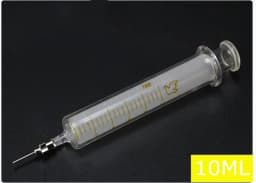 RELIFE Glass Syringe 5ml 10ml Mobile Phone Repair Special Welding Oil Welding Container Syringe Metal Needle Syringe Tool