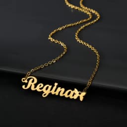 Personalized Customization of Name Pendant Necklace with Different Fonts and Styles for Perfect Party and Holiday Gifts Family