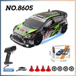 AE86 RC Drift Racing Car 1/24 4WD 30KM/h High Speed with Light 2.4G Radio Controlled Vehicle Model Race Competition Toy for Boys