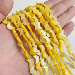 Oval Colorful Shell Beads Rice Shape Natural Mother of Pearl Shell Spacer Beads for Jewelry Making DIY Craft Accessories 15"