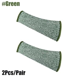GOMOREON 1Pair Cut Resistant Sleeves, Burn Heat Resistant Arm Sleeve Protectors Protective Forearm Sleeves Cooking Gardening