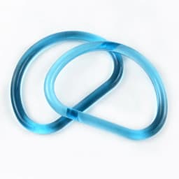 2/4/10Pcs 10cm Acrylic D Ring Transparent Plastic Handle for Bags Handbag Woven-bag Replace Bag Handles Purse Frame Accessories