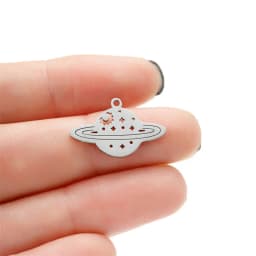 Sun Moon And Star Charm Bracelet Kit Making Supplies Diy Stainless Steel Necklace Pendant Jewelry Creation Trinket Decoration