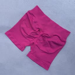 No Logo Sexy V Back Low Ribbed Waist Band Yoga Shorts Seamless Scrunch Bum Workout Gym Shorts Booty Hight Stretch Running Shorts
