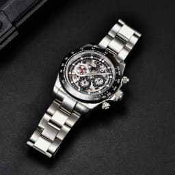 PAGANI DESIGN Men Automatic Mechanical Watch Skeleton Hollow Dial100M Waterproof Stainless Steel Sport Wristwatch Reloj Hombre