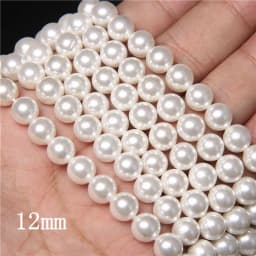 Wholesale 2mm/2.5mm Small Shell Beads Round White Imitation Seed Pearl Bead For Jewelry Making DIY Bracelet Necklace Rings 14"