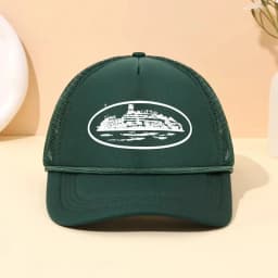 A trendy city scenery mesh dad hat | Adjustable breathable baseball cap | Unisex sun hat | Outdoor activities/daily wear/party a