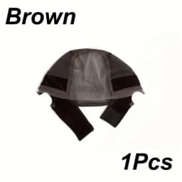 Female Headband Wig Cap Hd Lace Wig Cap For Wig Making U Part Wig Caps With Adjustable Velvet Wig Grip To Wear Wig Nude Hair Net