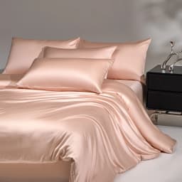 3/4pcs Mulberry Silk Bedding Set Duvet Cover Flat Sheet Pillowcase Set Natural Silk Single Queen King Duvet Set Gift Box