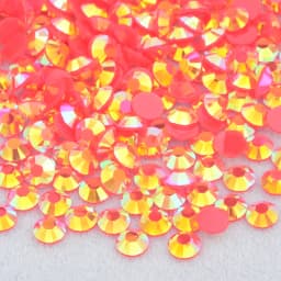 JUNAO 4mm 5mm 6mm Jelly Pink AB Flatback Round Rhinestones Glittler Resin Crystal Strass Nail Art Stones For DIY Decoration