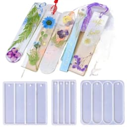 Bookmark Silicone Mold Rectangle Epoxy Resin Casting Mould For DIY Crystal Epoxy Resin Book Decoration Crafts Accessories