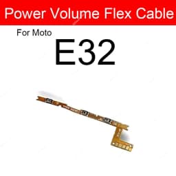 Power Volume Key Side Button Flex Cable For Motorola Moto E13 E20 E22 E30 E32 E32s E40 On/Off Power Volume Flex Ribbon Parts