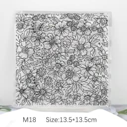 Polymer Clay Texture DIY Pottery Clay Jewelry Emboss Tree Leaf Flower Stamp Soft Pottery Polymer Clay Tools Mandala Plants Stamp