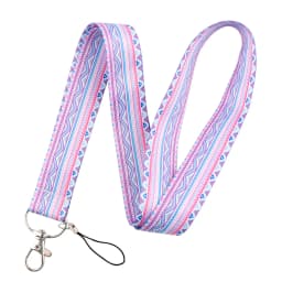LB3010 Pink Love Neck Strap Lanyard for Key ID Card Cell Phone Straps USB Badge Holder DIY Neck Strap Hang Rope Rainbow Keychain