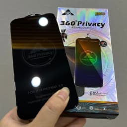 3pcs 360° Privacy ESD Tempered Glass ANTI STATIC Screen Protector Film For iPhone Duo 18 Pro Max 17 Air 17E 16 Plus 15 14 13