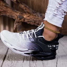 Women's Gradient Breathable Running Shoes, Lightweight Shock-absorbing Anti-slip, Stylish Versatile Sneakers for Daily Walk, Mou