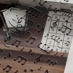 Korean Import Suatelier Musical Note PVC Stickers Scrapbooking Diy Journal Diary Cute School Stationery Sticker School Gift