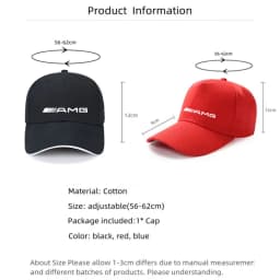 Car Baseball Cap Hip Hop Hat Unisex Style Adjustable Dad Hat For Mercedes Benz Amg W203 W204 W205 W211 W463 W210 Car Accessories